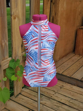 Load image into Gallery viewer, America the beautiful Leotard Youth Large
