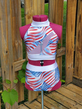 Load image into Gallery viewer, Youth large 'Merica 2 piece dance set
