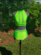 Load image into Gallery viewer, Adult Neon 2 piece Dance set

