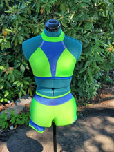 Load image into Gallery viewer, Neon dancewear set
