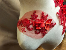 Load image into Gallery viewer, RED 3D Appliques
