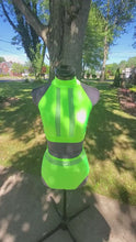 Load and play video in Gallery viewer, Adult Neon 2 piece Dance set
